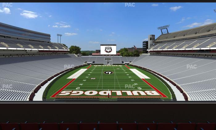 Sanford Stadium - Section East Upper Club 219 Seat View
