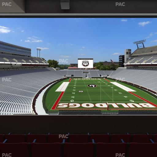 Sanford Stadium - Section East Upper Club 220 Seat View