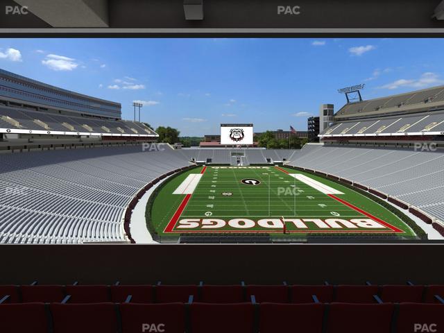 Sanford Stadium - Section East Upper Club 220 Seat View Sanford Stadium - Section East Upper Club 220 Seat View
