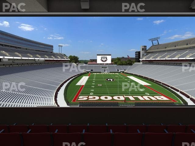 Sanford Stadium - Section East Upper Club 220 Seat View