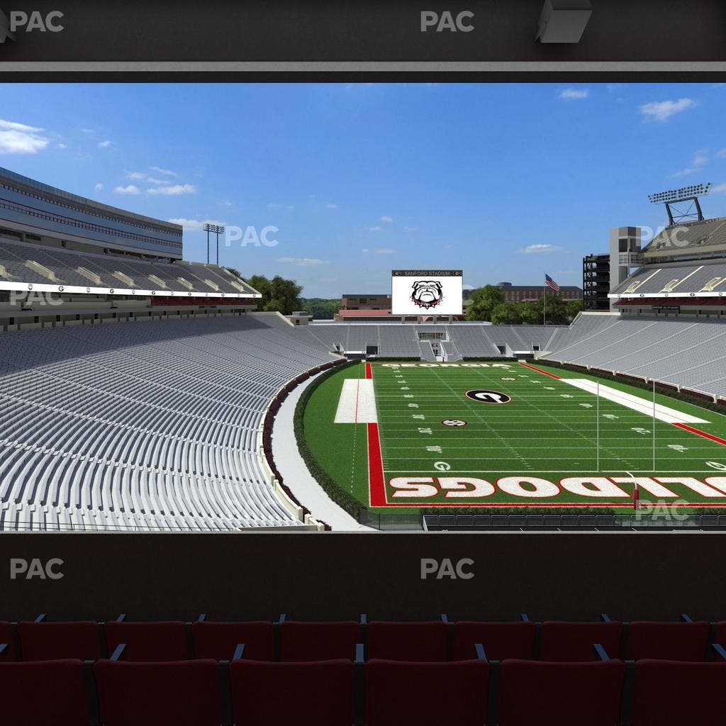 Sanford Stadium - Section East Upper Club 221 Seat View