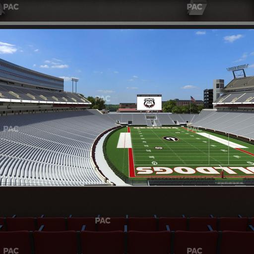 Sanford Stadium - Section East Upper Club 221 Seat View