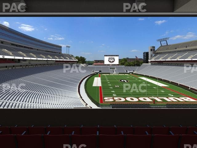Sanford Stadium - Section East Upper Club 221 Seat View
