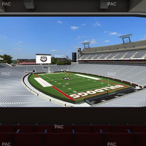 Sanford Stadium - Section East Upper Club 223 Seat View