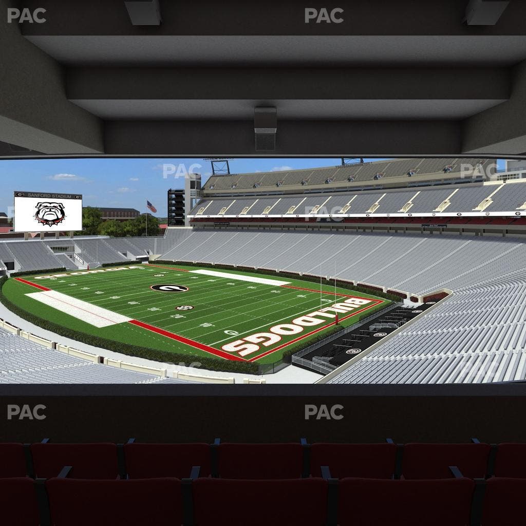 Sanford Stadium - Section East Upper Club 224 Seat View