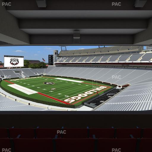 Sanford Stadium - Section East Upper Club 224 Seat View