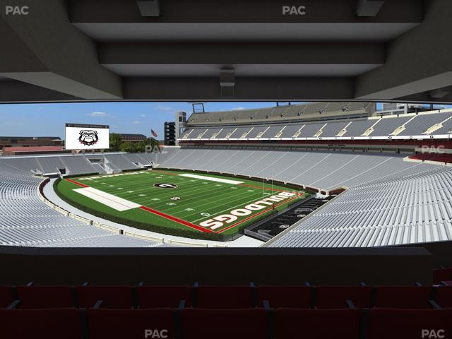 Sanford Stadium - Section East Upper Club 224 Seat View Sanford Stadium - Section East Upper Club 224 Seat View