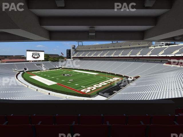 Sanford Stadium - Section East Upper Club 224 Seat View