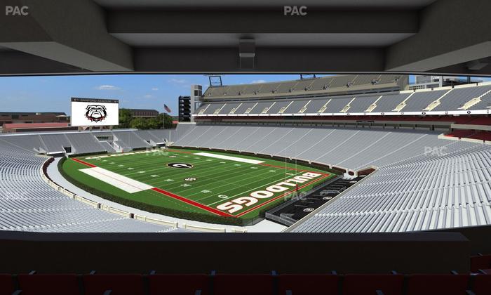 Sanford Stadium - Section East Upper Club 224 Seat View