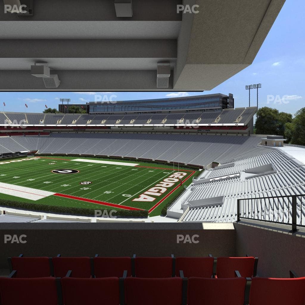 Sanford Stadium - Section North Club 201 Seat View