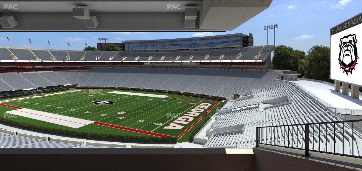 Sanford Stadium - Section North Club 201 Seat View