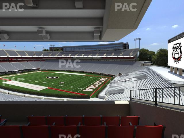 Sanford Stadium - Section North Club 201 Seat View Sanford Stadium - Section North Club 201 Seat View