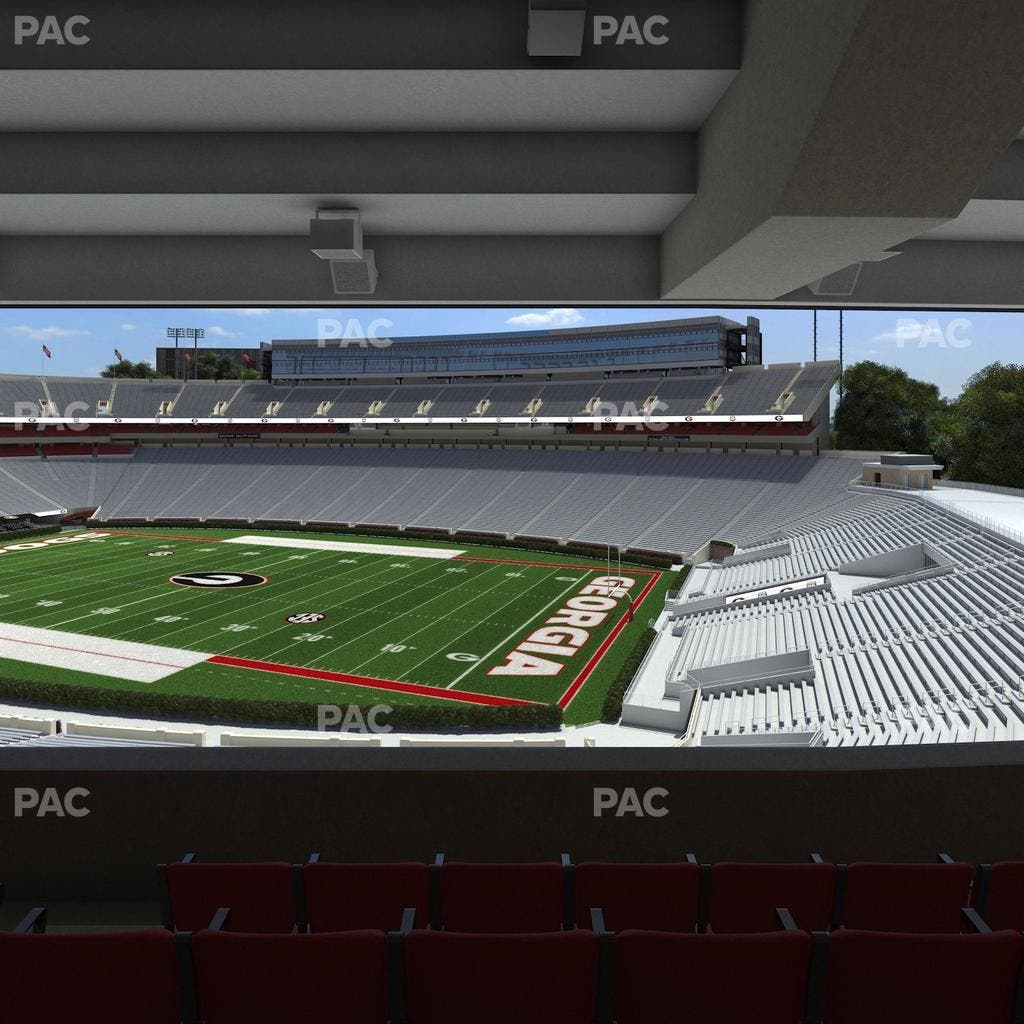 Sanford Stadium - Section North Club 202 Seat View