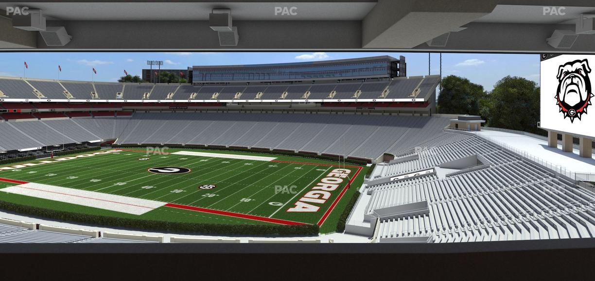 Sanford Stadium - Section North Club 202 Seat View