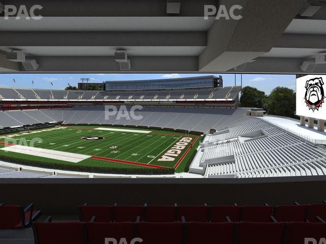 Sanford Stadium - Section North Club 202 Seat View