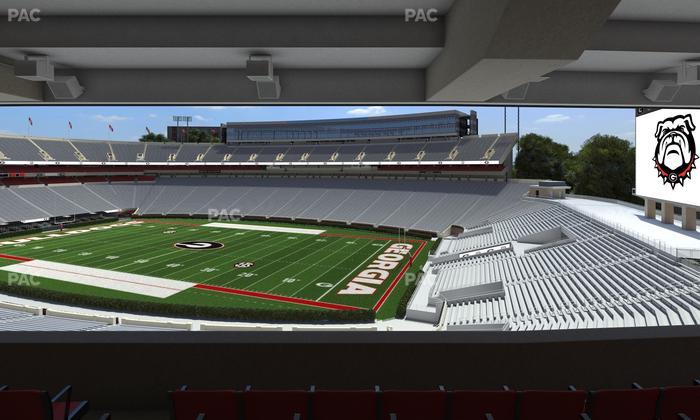 Sanford Stadium - Section North Club 202 Seat View