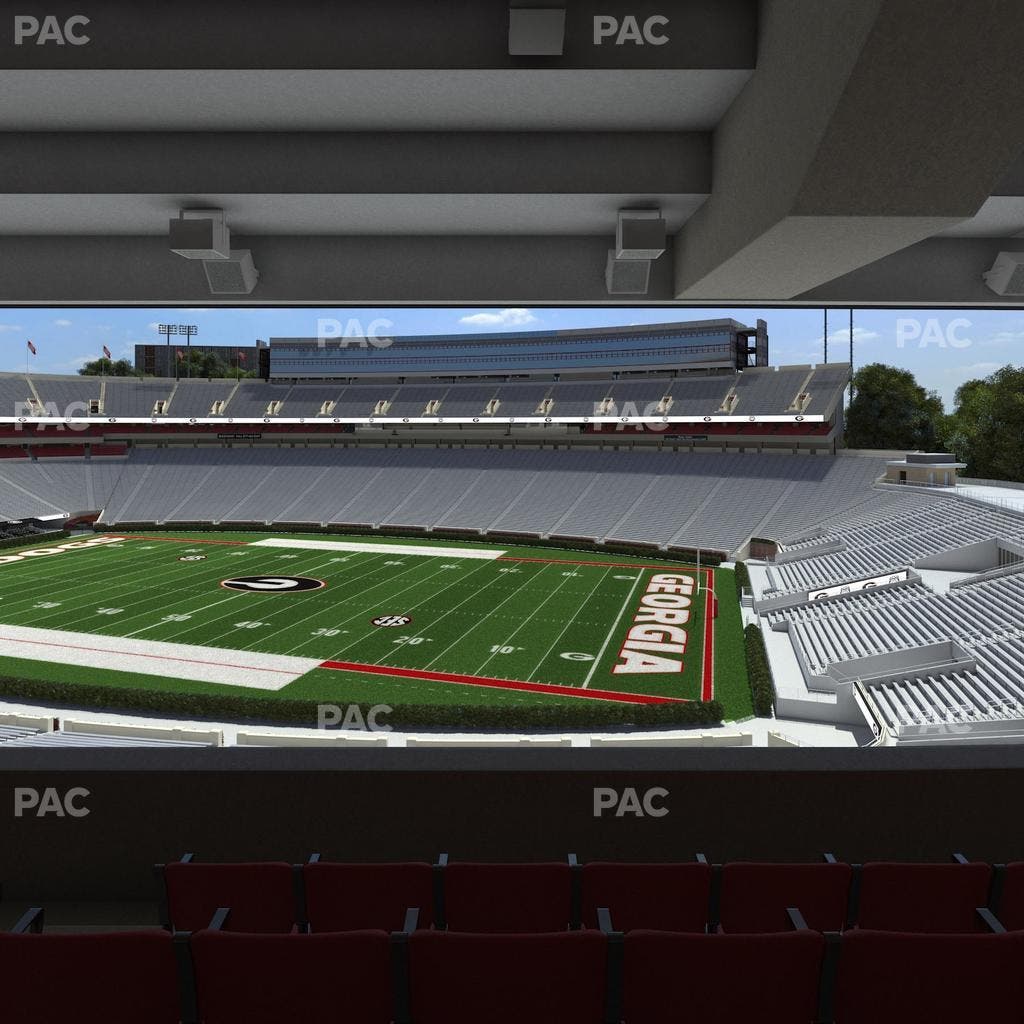 Sanford Stadium - Section North Club 203 Seat View
