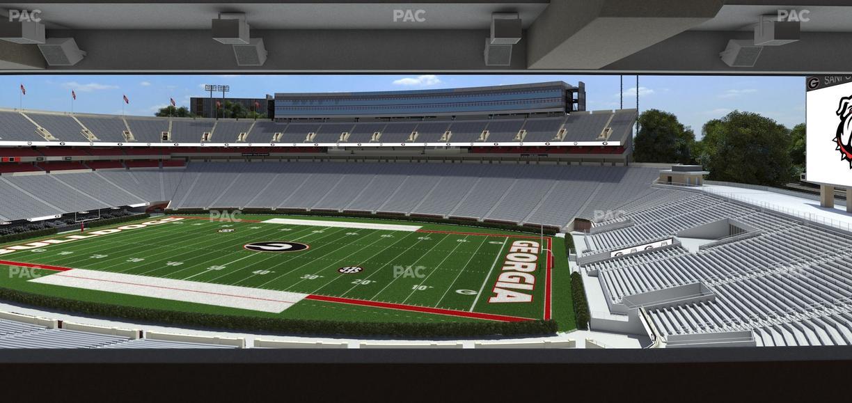 Sanford Stadium - Section North Club 203 Seat View