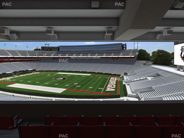Sanford Stadium - Section North Club 203 Seat View Sanford Stadium - Section North Club 203 Seat View