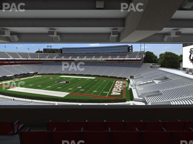 Sanford Stadium - Section North Club 203 Seat View