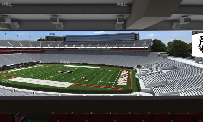 Sanford Stadium - Section North Club 203 Seat View