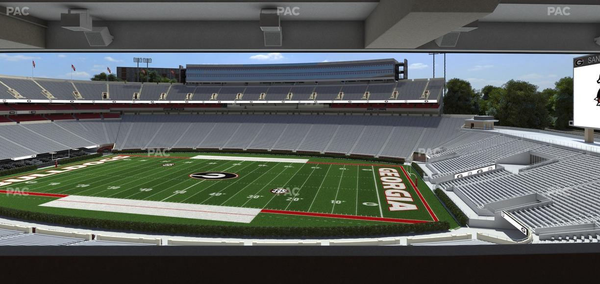 Sanford Stadium - Section North Club 204 Seat View