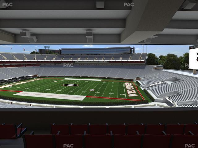 Sanford Stadium - Section North Club 204 Seat View Sanford Stadium - Section North Club 204 Seat View
