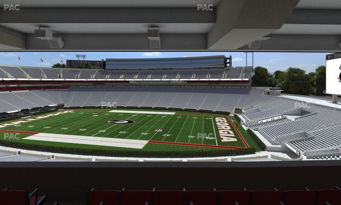 Sanford Stadium - Section North Club 204 Seat View