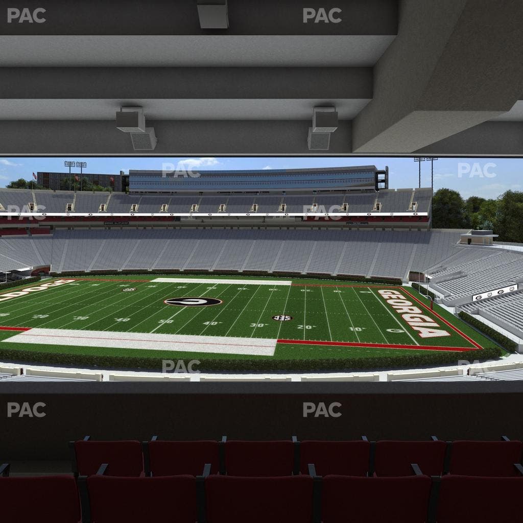 Sanford Stadium - Section North Club 205 Seat View