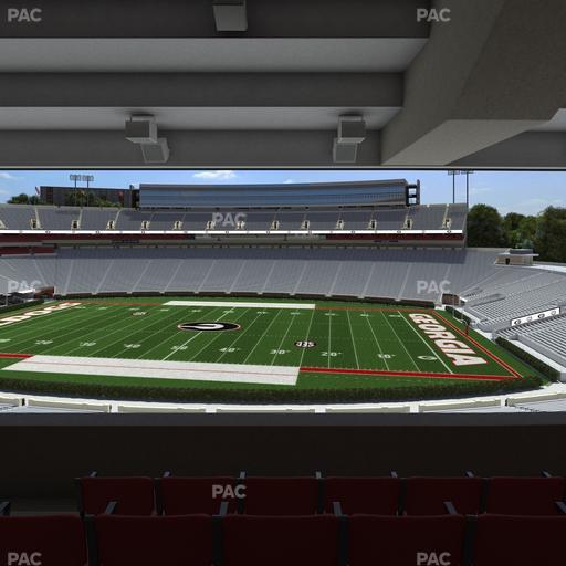Sanford Stadium - Section North Club 205 Seat View