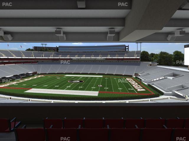 Sanford Stadium - Section North Club 205 Seat View Sanford Stadium - Section North Club 205 Seat View