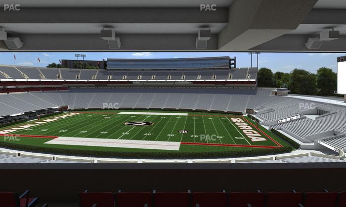Sanford Stadium - Section North Club 205 Seat View