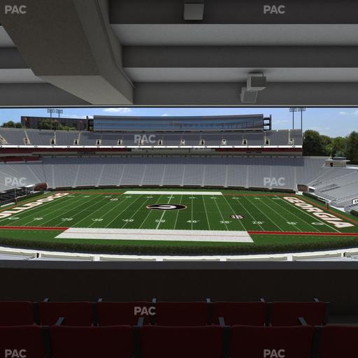Sanford Stadium - Section North Club 206 Seat View