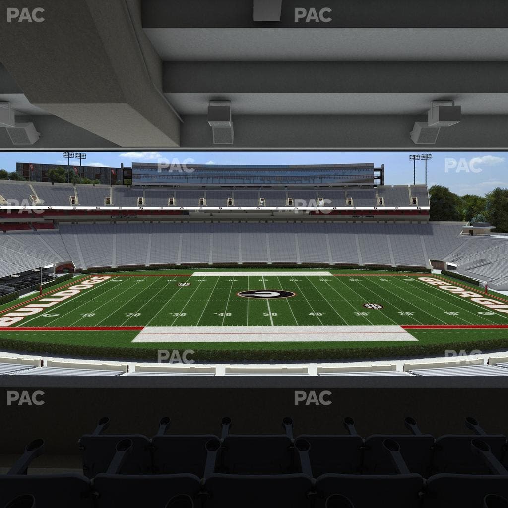 Sanford Stadium - Section North Club 207 Seat View
