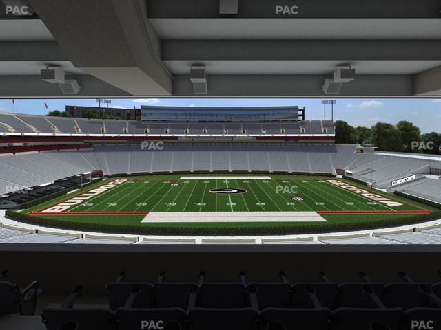 Sanford Stadium - Section North Club 207 Seat View Sanford Stadium - Section North Club 207 Seat View
