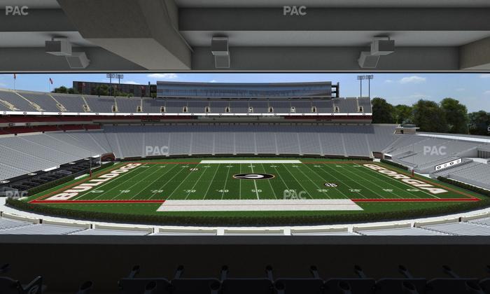 Sanford Stadium - Section North Club 207 Seat View