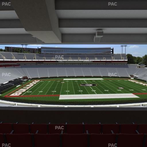 Sanford Stadium - Section North Club 208 Seat View