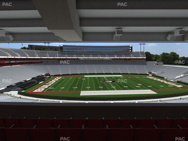 Sanford Stadium - Section North Club 208 Seat View Sanford Stadium - Section North Club 208 Seat View