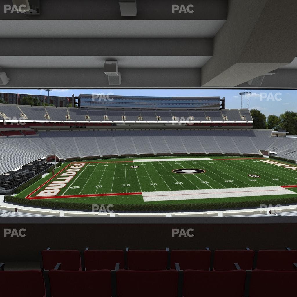 Sanford Stadium - Section North Club 209 Seat View