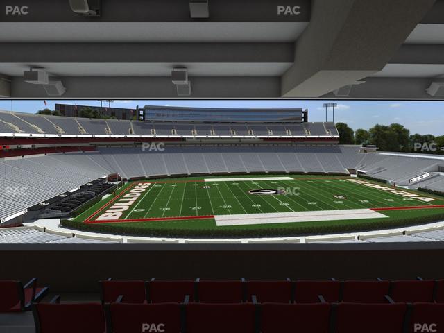 Sanford Stadium - Section North Club 209 Seat View Sanford Stadium - Section North Club 209 Seat View