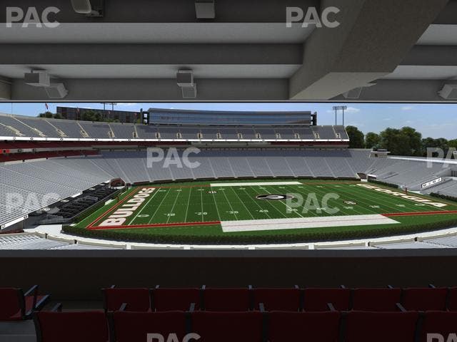 Sanford Stadium - Section North Club 209 Seat View