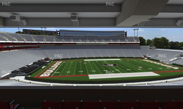 Sanford Stadium - Section North Club 209 Seat View