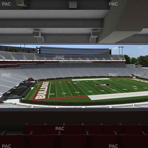 Sanford Stadium - Section North Club 210 Seat View