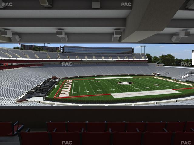 Sanford Stadium - Section North Club 210 Seat View Sanford Stadium - Section North Club 210 Seat View