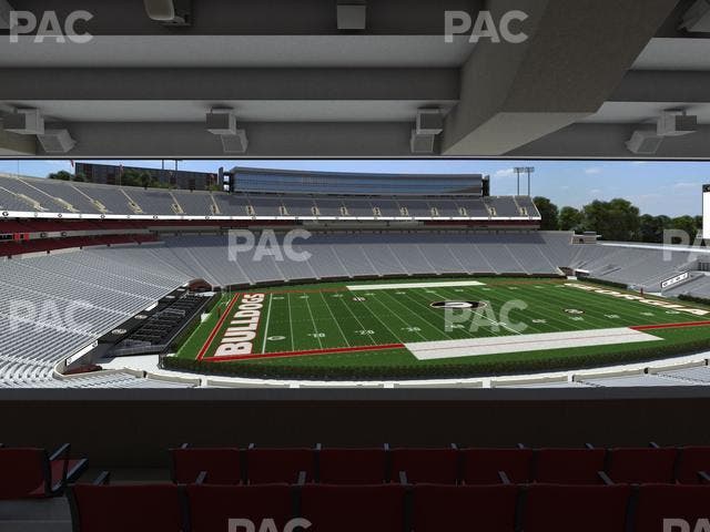 Sanford Stadium - Section North Club 210 Seat View