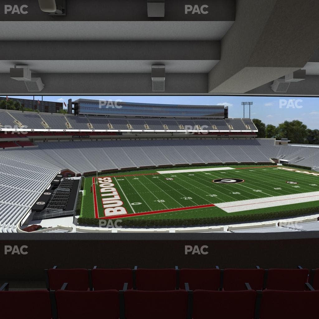 Sanford Stadium - Section North Club 211 Seat View