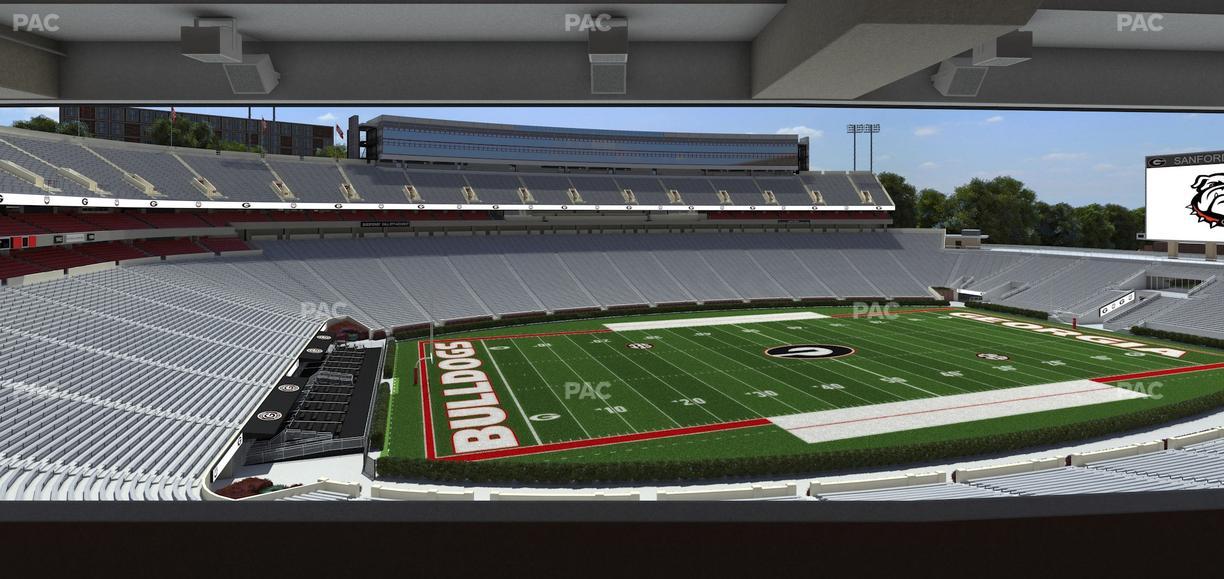 Sanford Stadium - Section North Club 211 Seat View