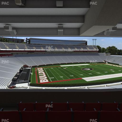 Sanford Stadium - Section North Club 211 Seat View