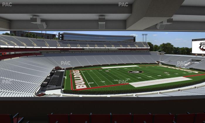 Sanford Stadium - Section North Club 211 Seat View