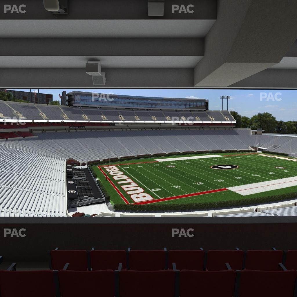 Sanford Stadium - Section North Club 212 Seat View